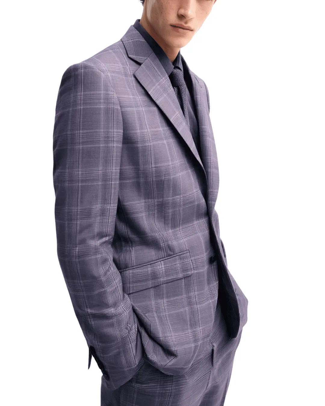 Purple and Blue Formal Vagant Suit