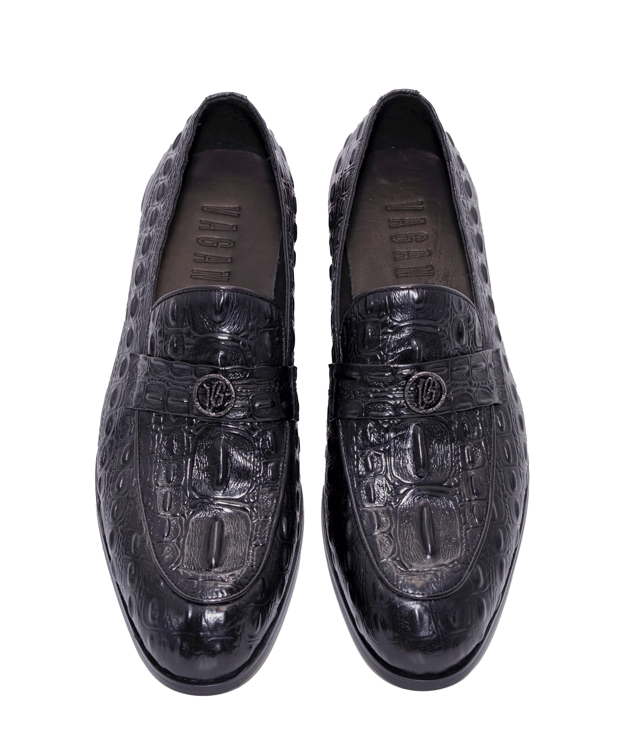 Premium Men’s Dual-Tone Shoe — Black and Blue