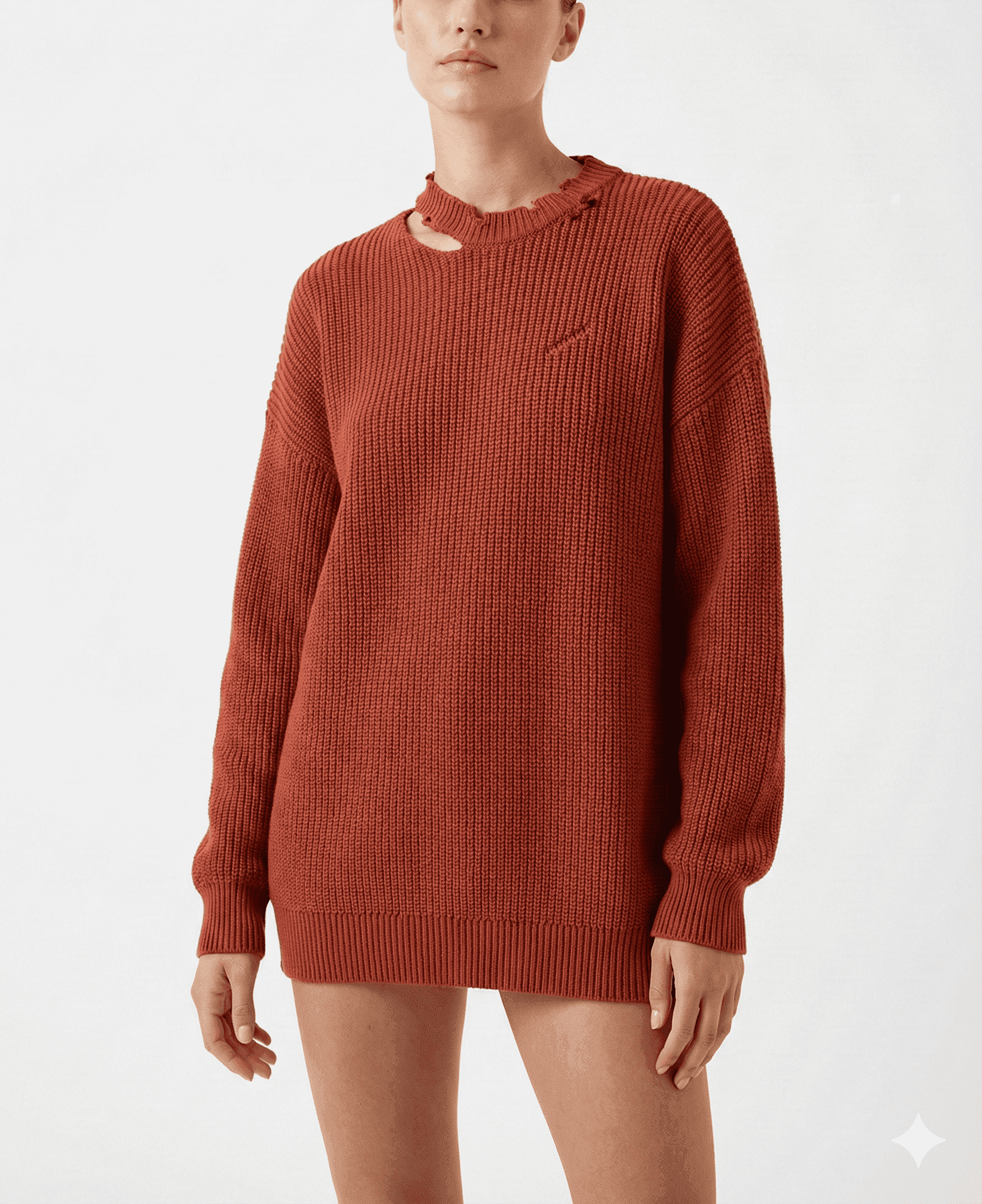 Crewneck Classic Knit Sweater