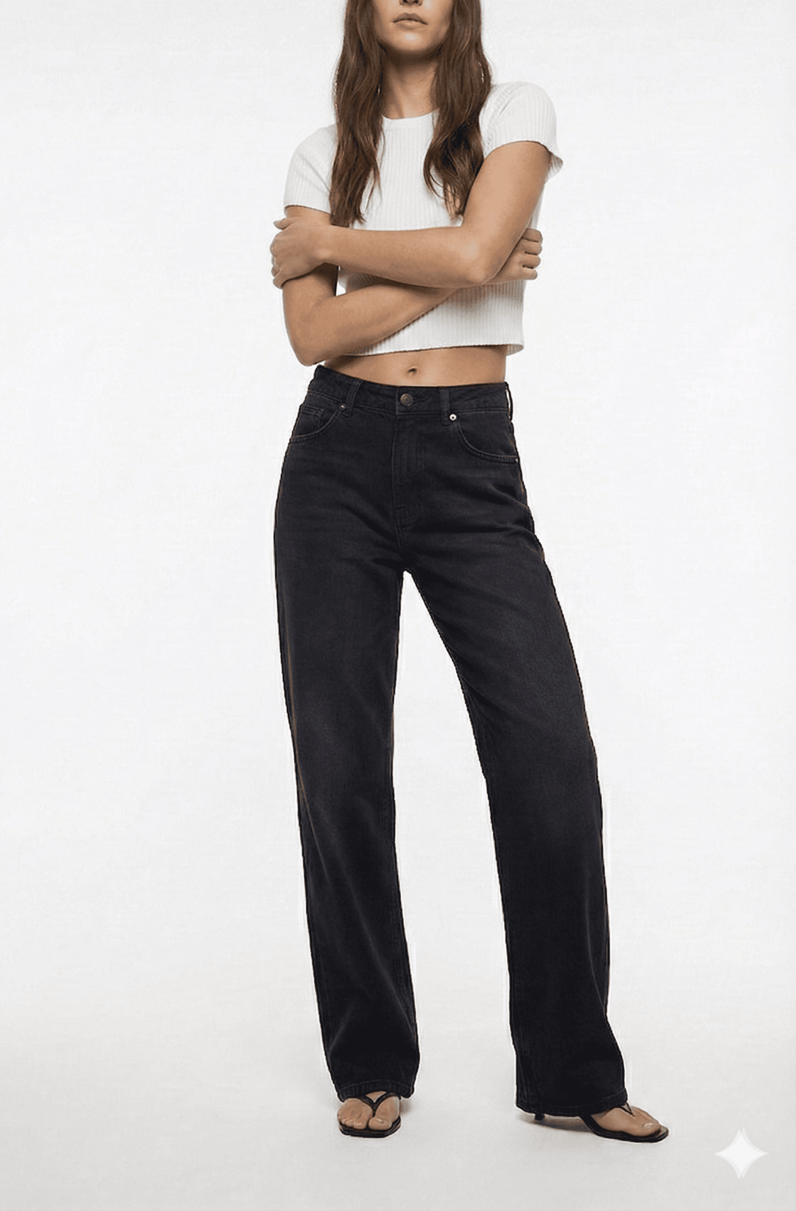 Premium Women’s Grey Casual Fit Jeans