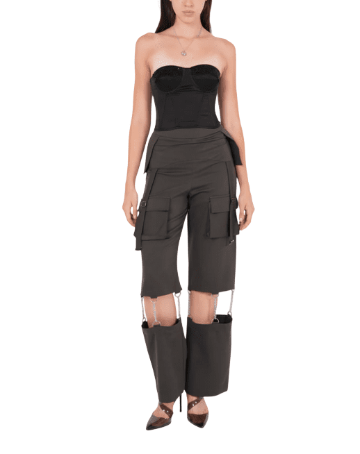 Premium Olive Chain-Link Cargo Pant